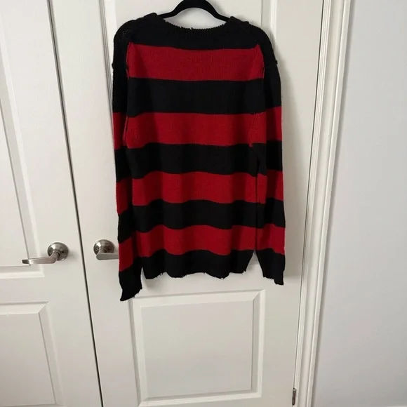 Zadig & Voltaire Mens Bensti Stripes Wool-Blend Sweater - Picture 4 of 6